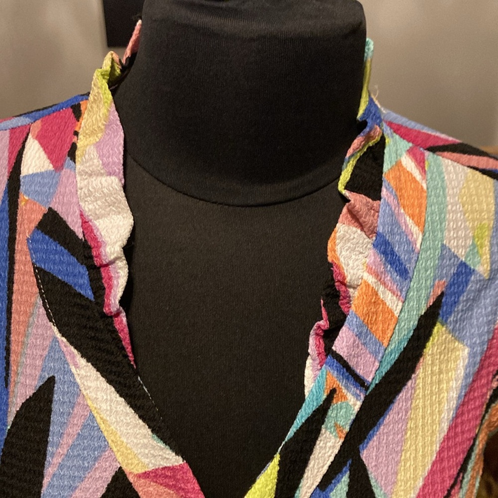 Multi Colored Button Down Dress - image 2